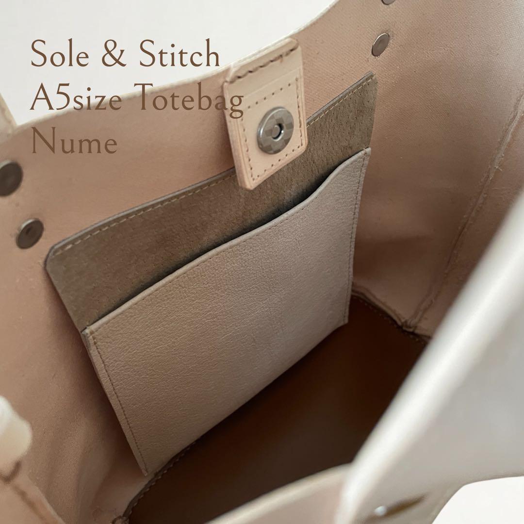 Sole & Stitch◆靴屋が作る革小物◆ A5サイズ／トートバッグ／ヌメ革