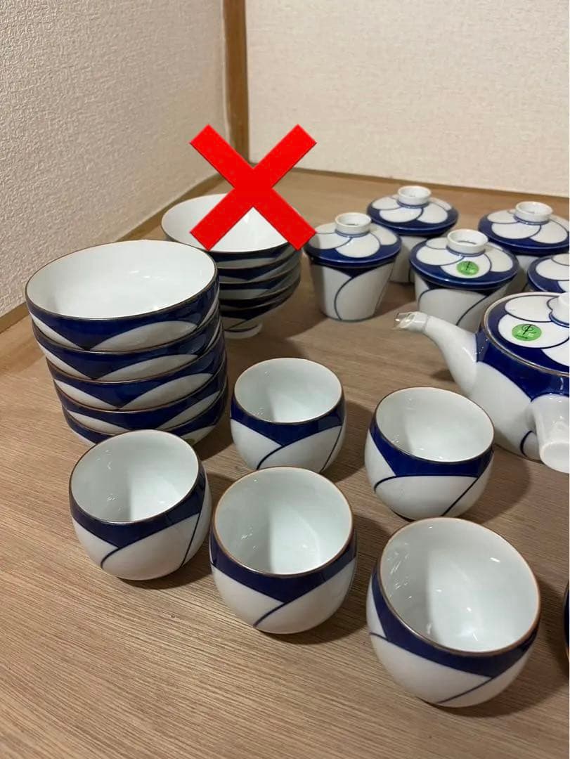 希少　白山陶器　ねじり梅　食器セット