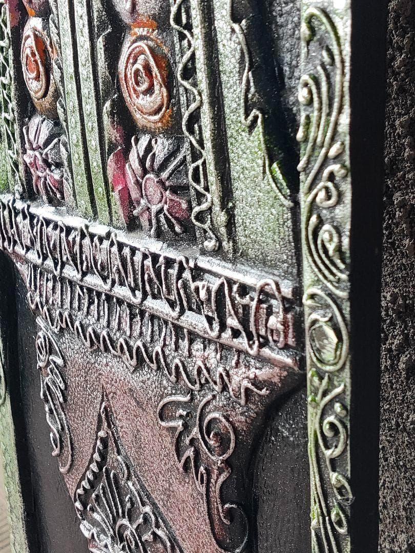 民族 木彫り 飾りボード アンティーク 魔除 エスニック