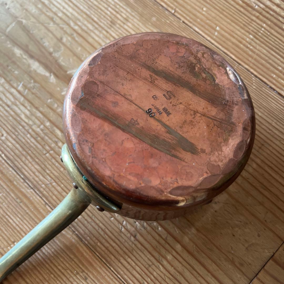 COPPER WARE 銅鍋 2個セット 90 SW JAPAN 約9cm - メルカリ