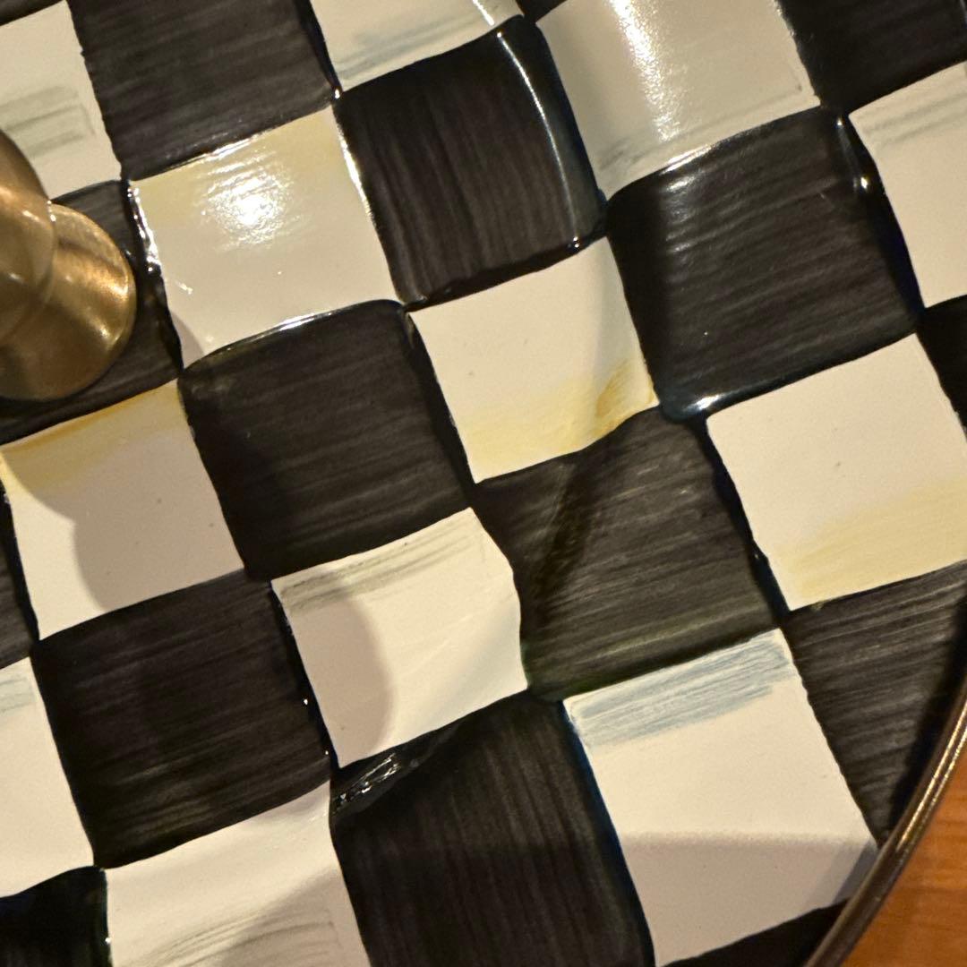 MacKenzie-Childsコートリーチェック柄2段式サービングスタンド - メルカリ