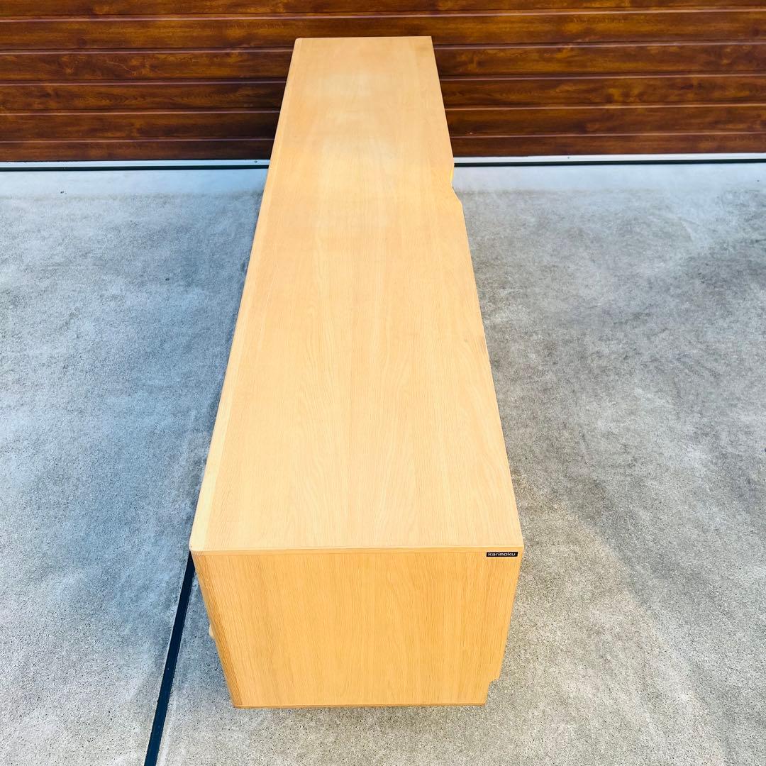 美品 カリモク テレビボード HU7288 オーク 購入価格34万