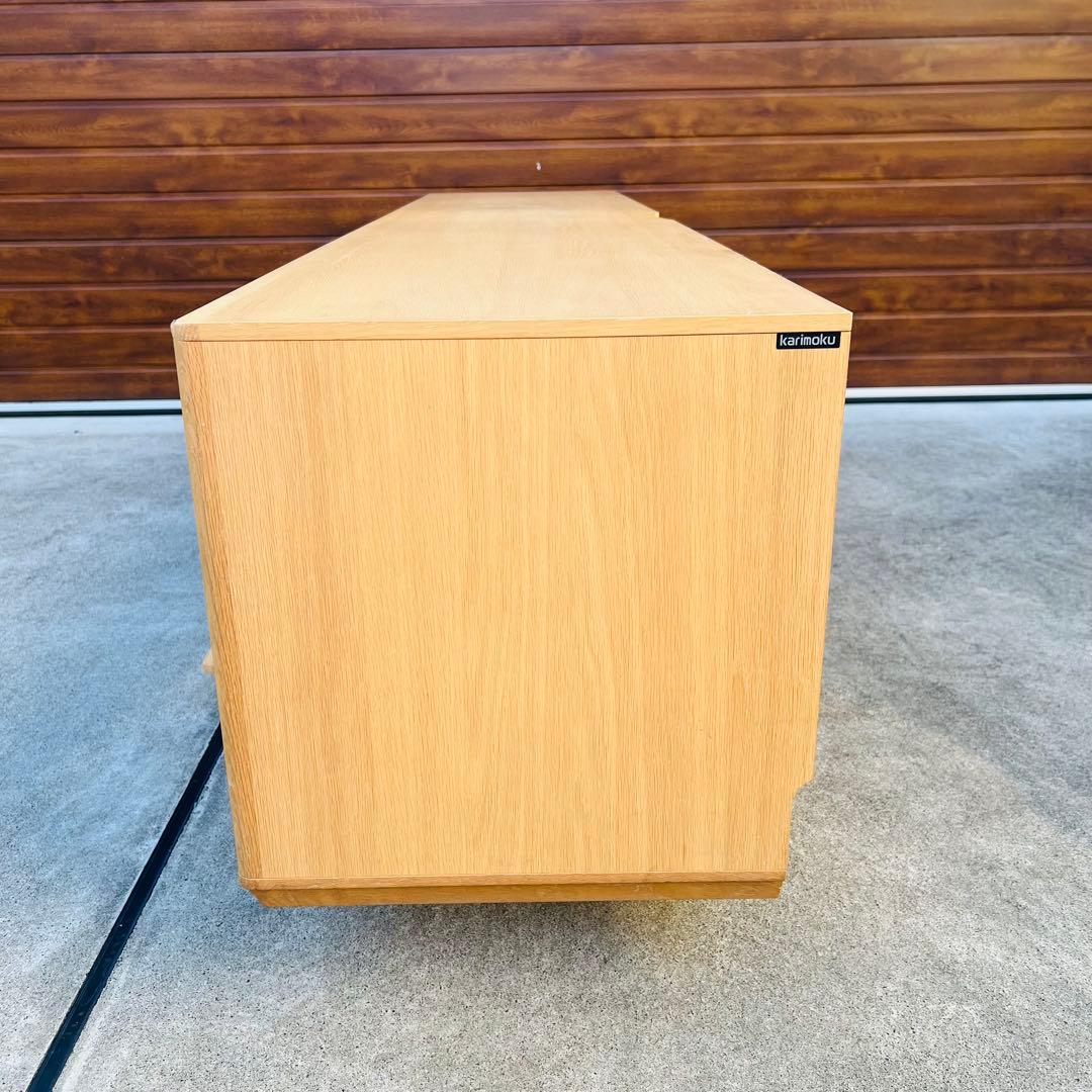 美品 カリモク テレビボード HU7288 オーク 購入価格34万