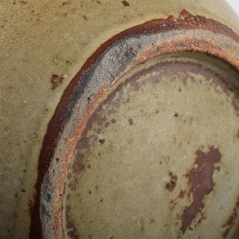 河井寛次郎作 鶴首 灰釉瓶子 共布共箱 M R8846 - メルカリ