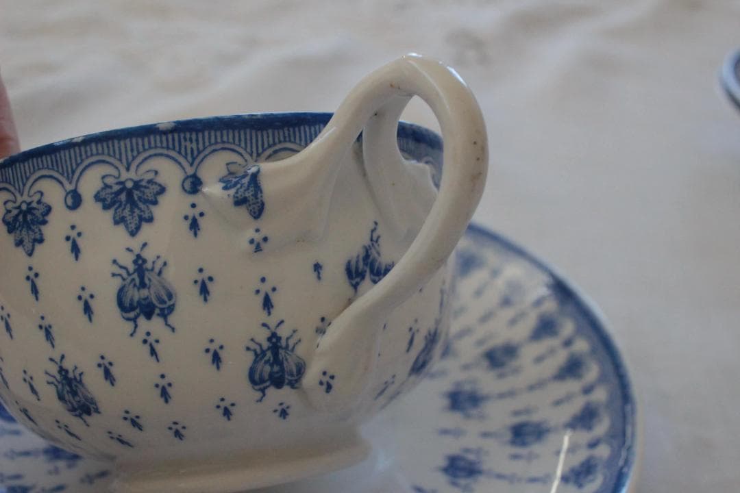 レア・クレイユ エ モントローC＆S/ABEILLE・蜂/フランスアンティークD