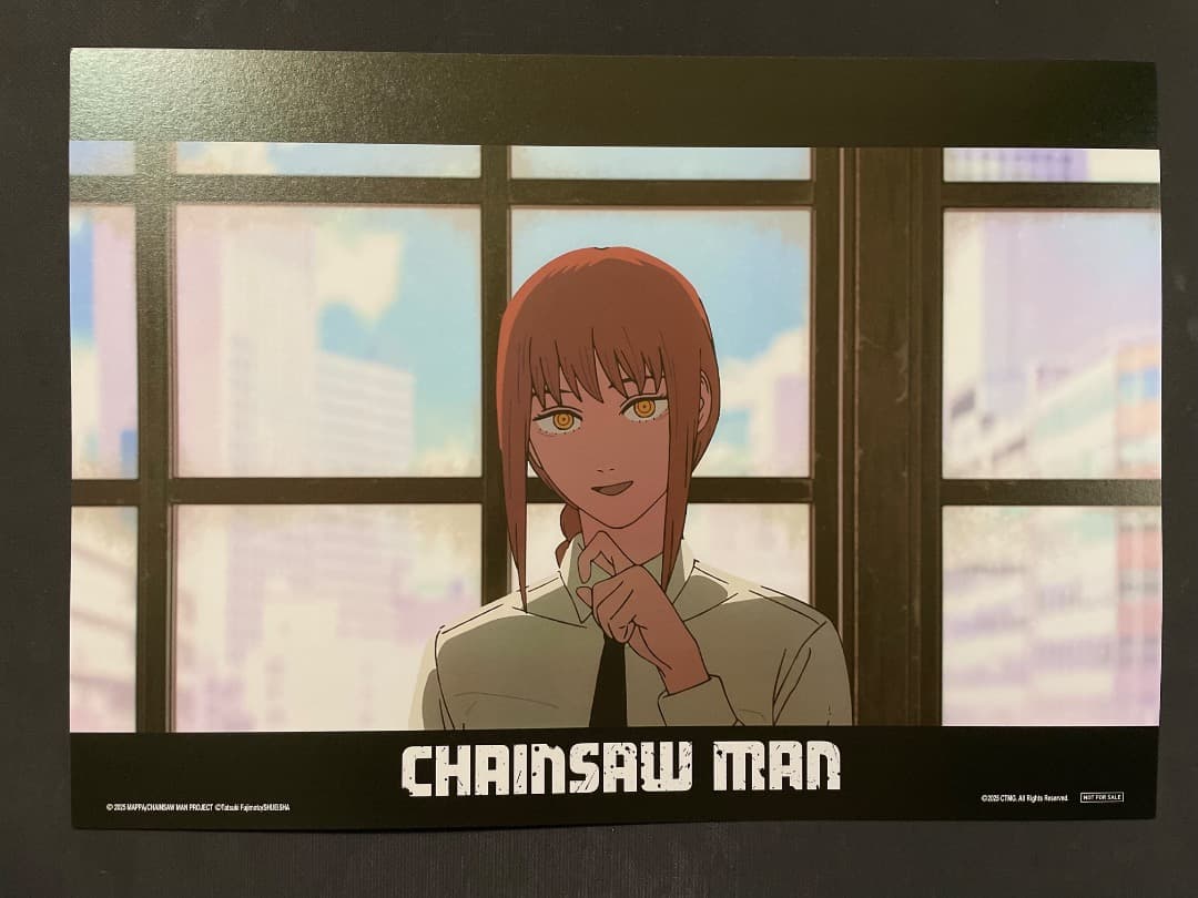 劇場版チェンソーマン レゼ編 A3ポスター 香りつき 蓄光加工 台湾限定