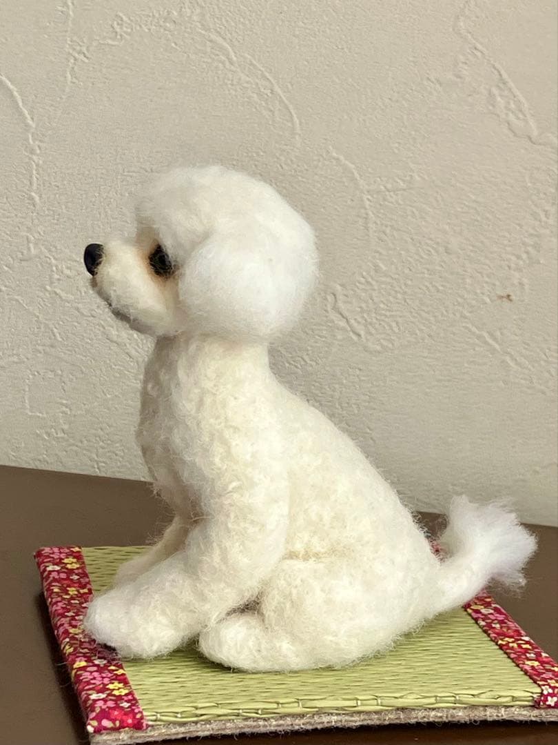 羊毛フェルト マルチーズ×チワワMIX犬