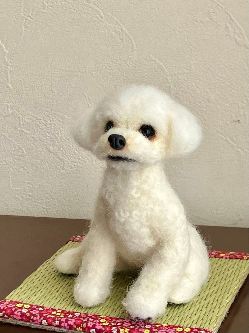 羊毛フェルト マルチーズ×チワワMIX犬
