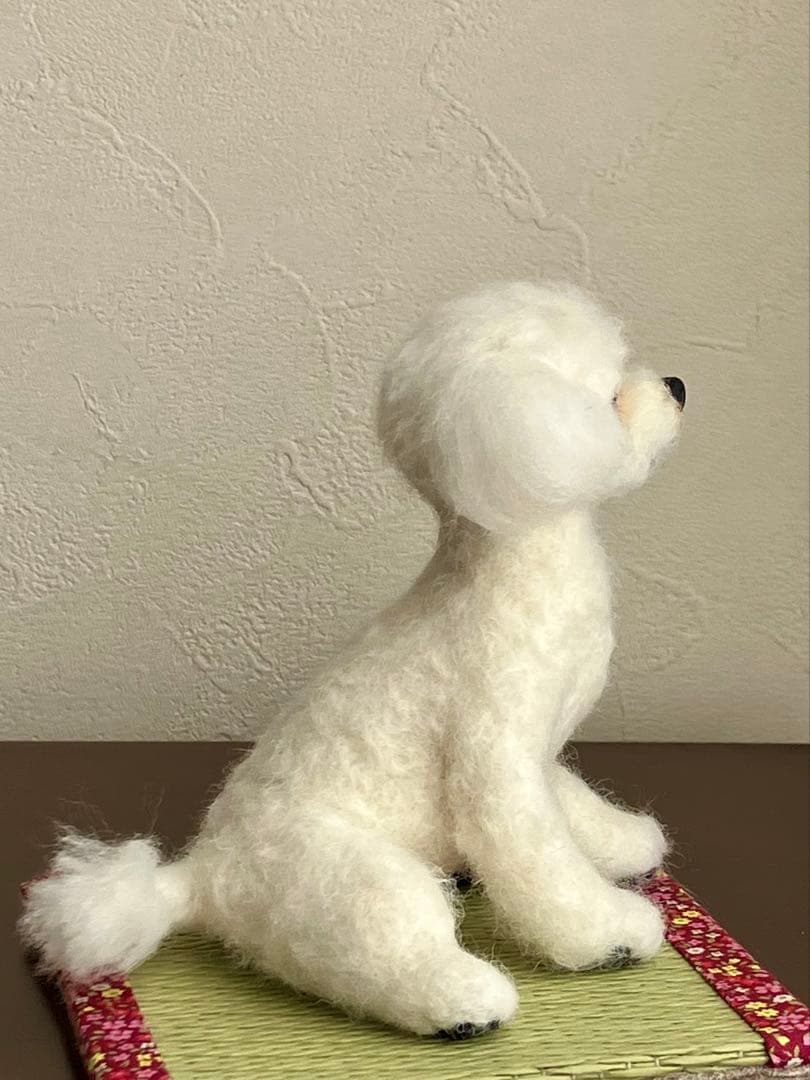 羊毛フェルト マルチーズ×チワワMIX犬