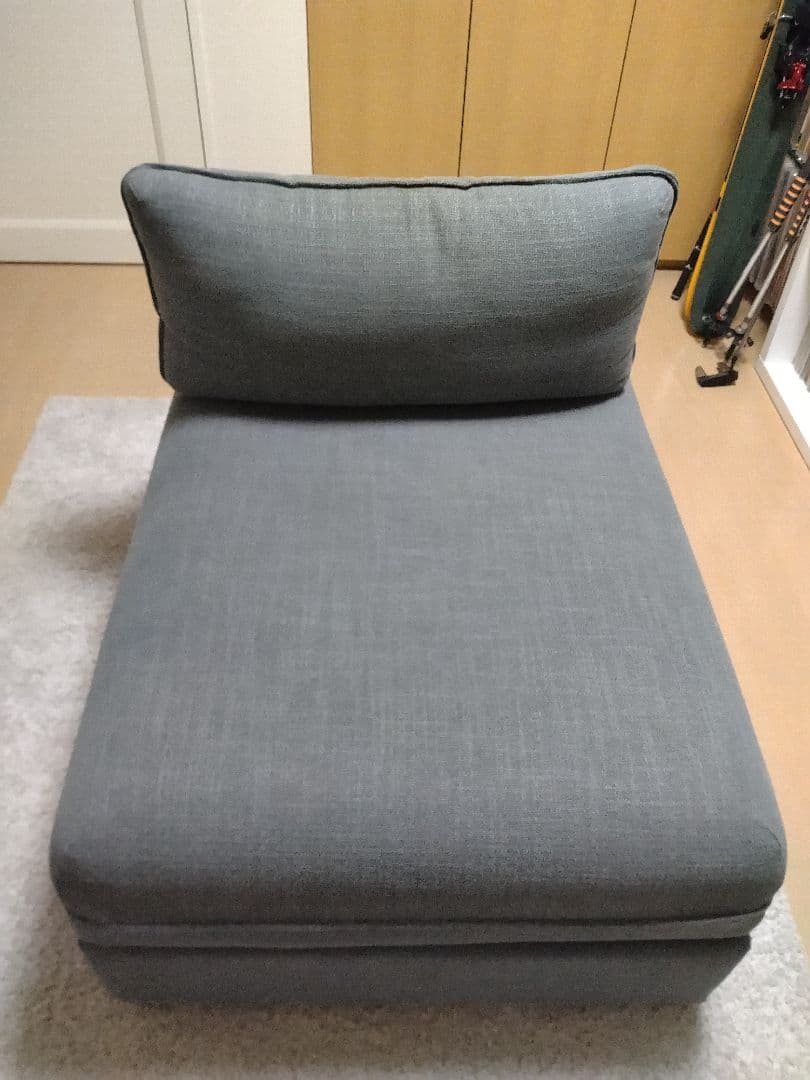 週末限定値下げ！IKEAソファベッド　希少廃盤商品（スツールタイプ）