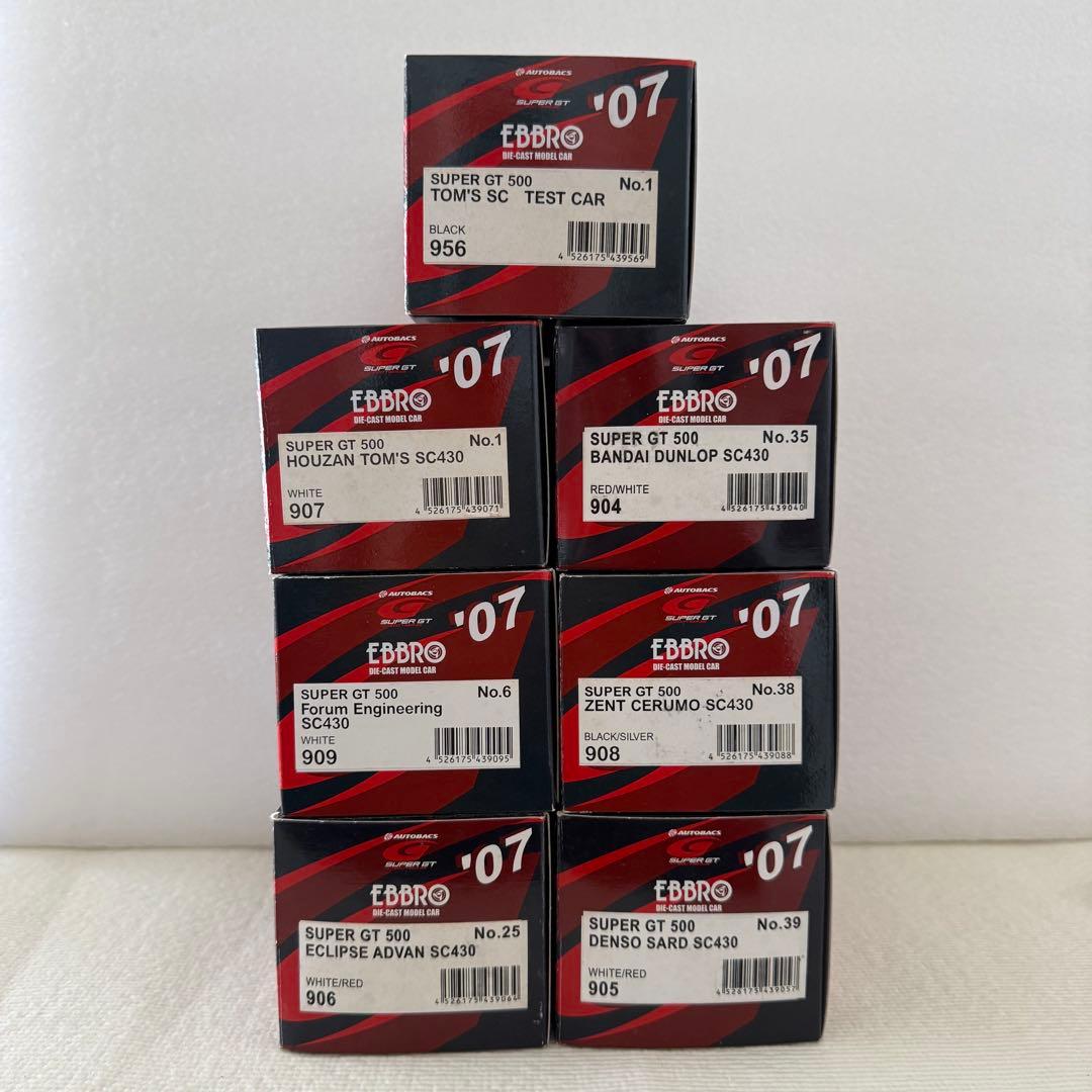 美品7台セット！ EBBRO GTアソシエーション ミニカー 1/43スケール