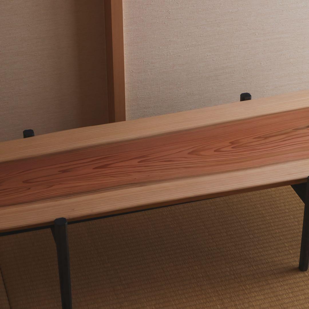 杉の黒脚ローテーブル 其の２