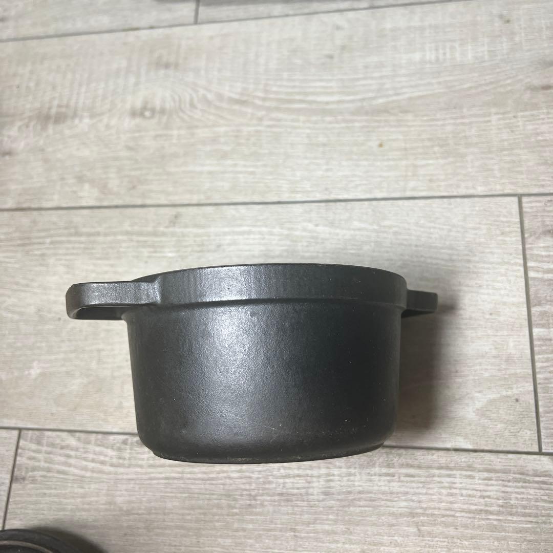 ピコ・ココット 14 cm, ラウンド, ブラック, 鋳鉄