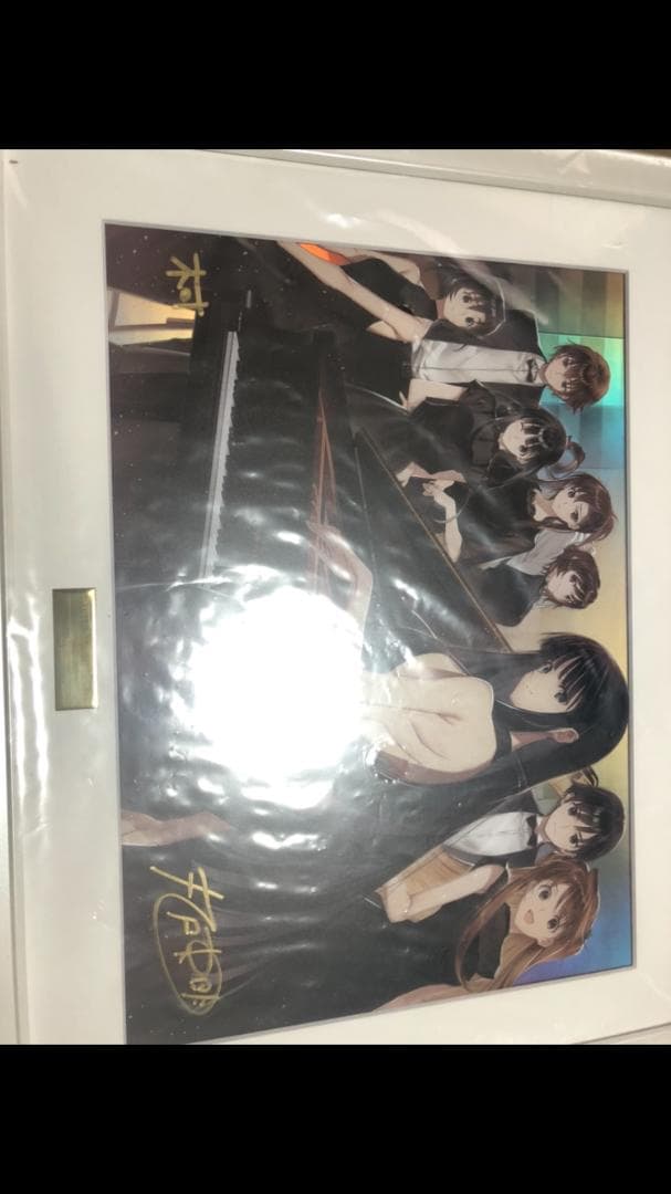 WHITE ALBUM2 直筆サイン入りクリスタアート 15th キービジュアル