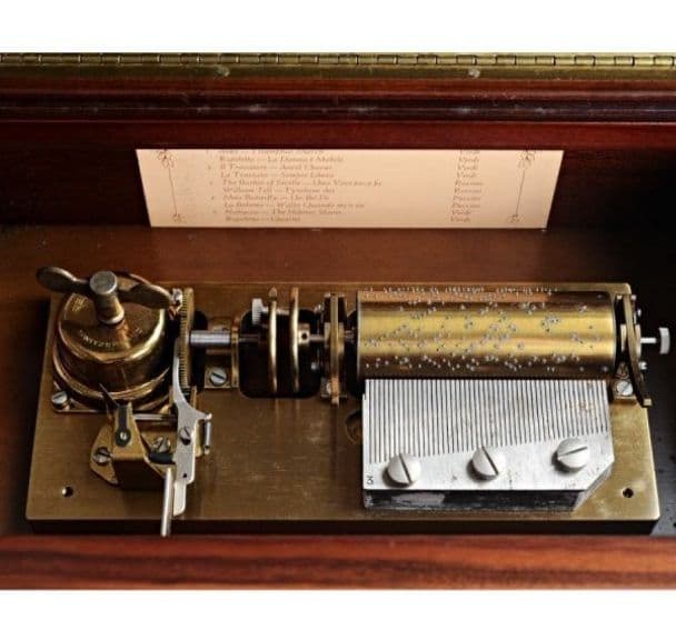 リュージュ 51弁 シリンダー５本 交換式オルゴール