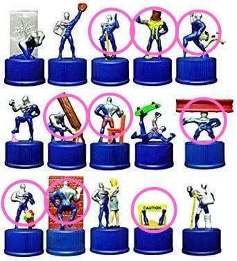 最終値下げ！Pepsiman ペプシマン ペットボトル キャップ 17個 - メルカリ