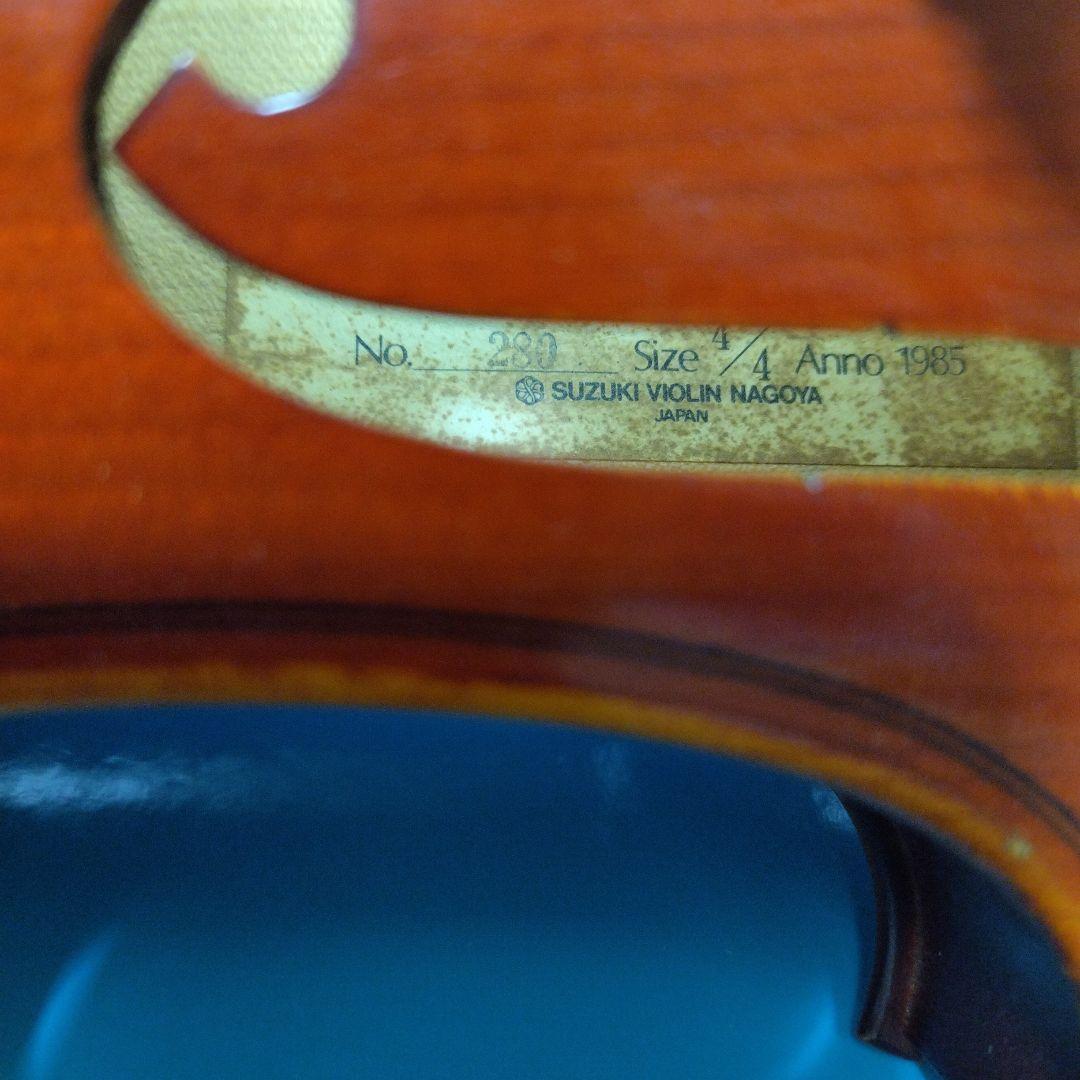 ♥特価♥スズキバイオリン4/4 品番280♥弓ケ―ス松脂調子笛(ピッチ