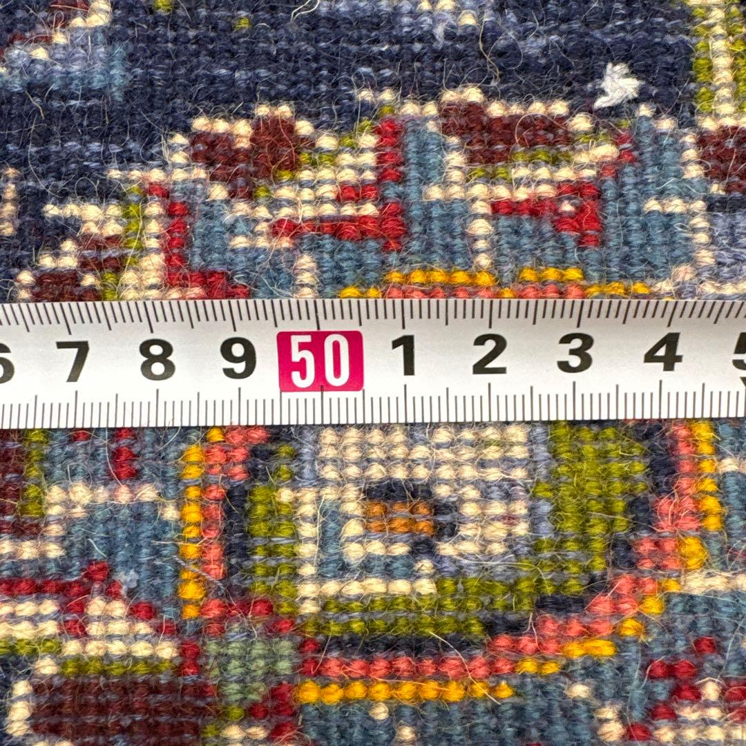 手織りペルシャ絨毯 未使用に近い カシャーン産 302×217 ラグ