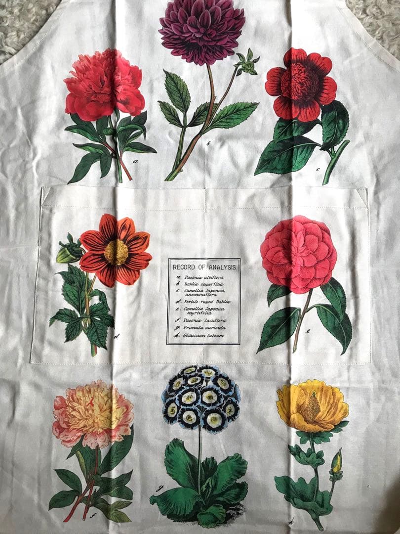《新品》エプロン　ボタニカル　花　BOTANICA Vintage Apron