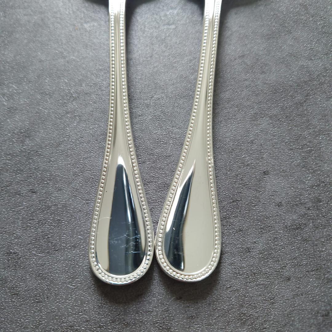 希少 美品 クリストフル パール コンソメスプーン 2点