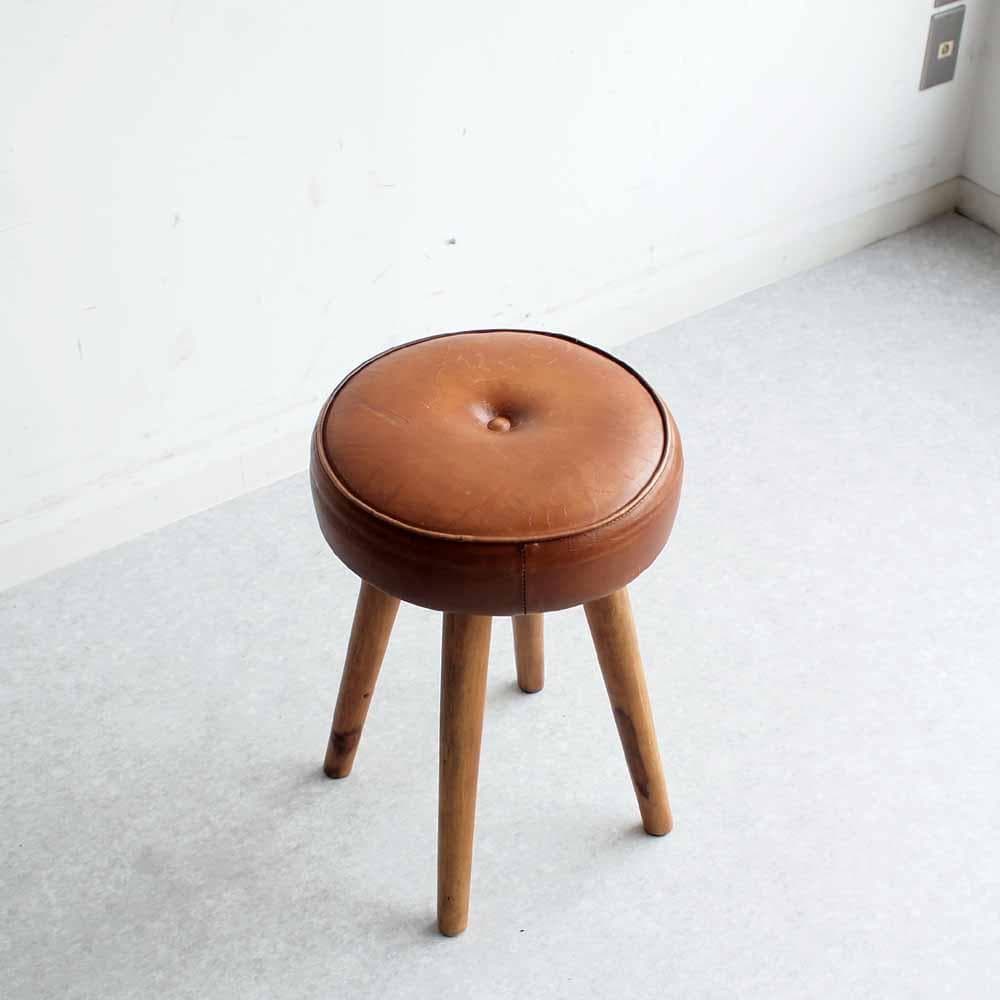 LIFE FURNITURE SF 革 スツール ZR24384