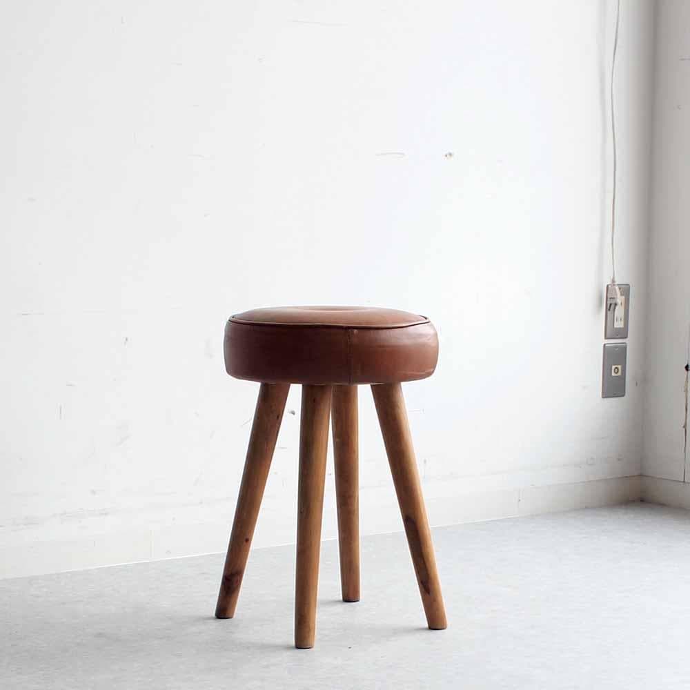 LIFE FURNITURE SF 革 スツール ZR24384