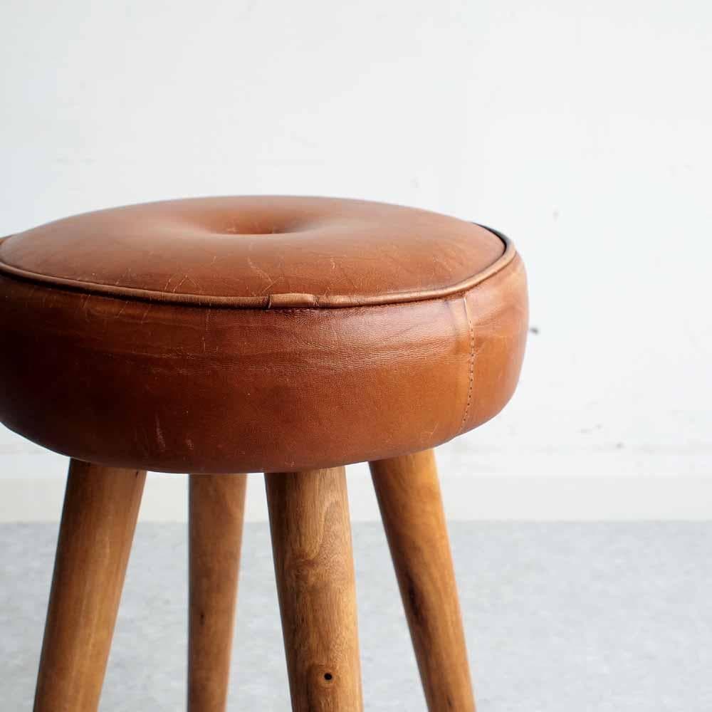 LIFE FURNITURE SF 革 スツール ZR24384