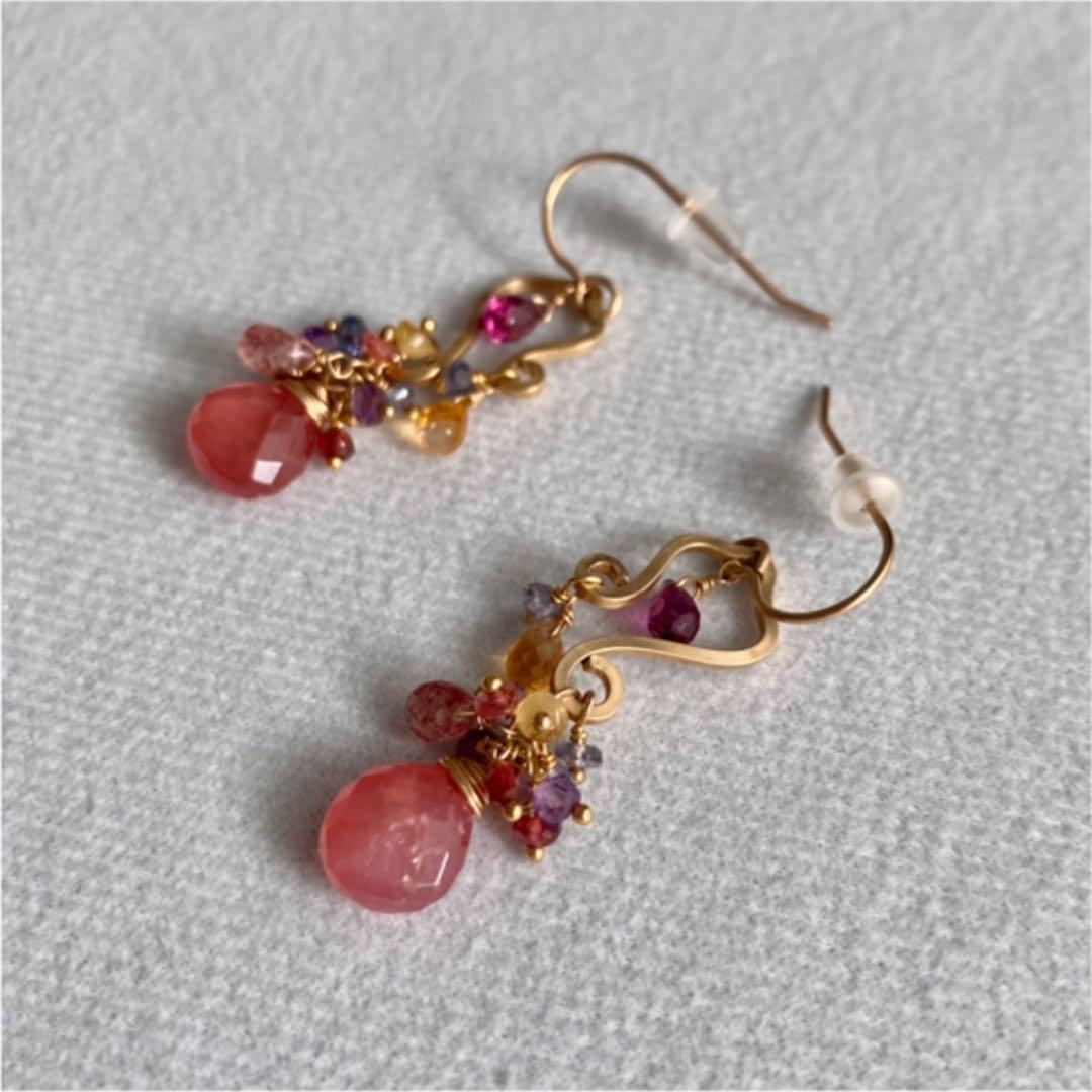 【最終値下げ】atelier Nanako　アトリエナナコ　天然石　ピアス