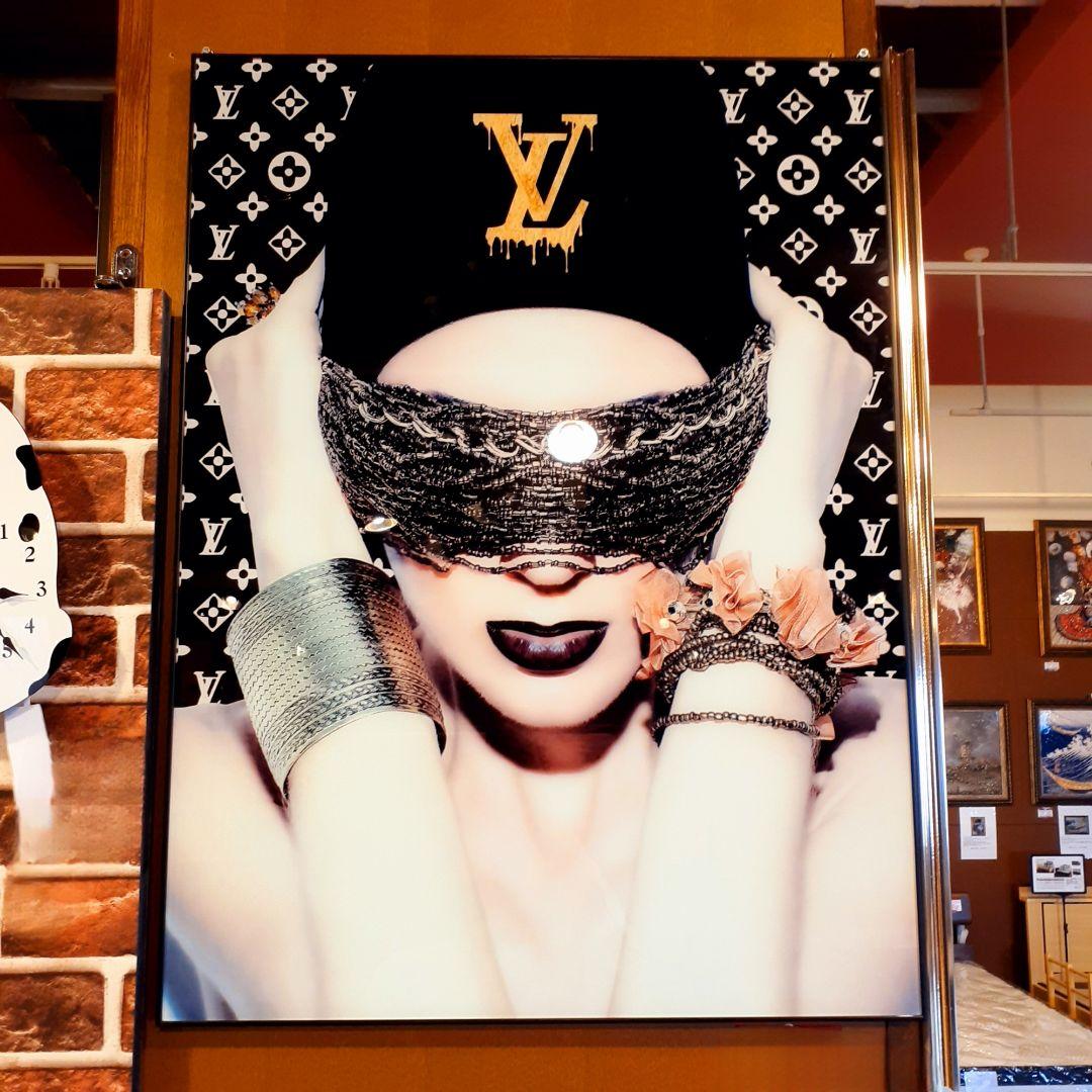 特殊強化ガラス仕様 ミラーアートパネル『Louis Vuitton』ヴィトン