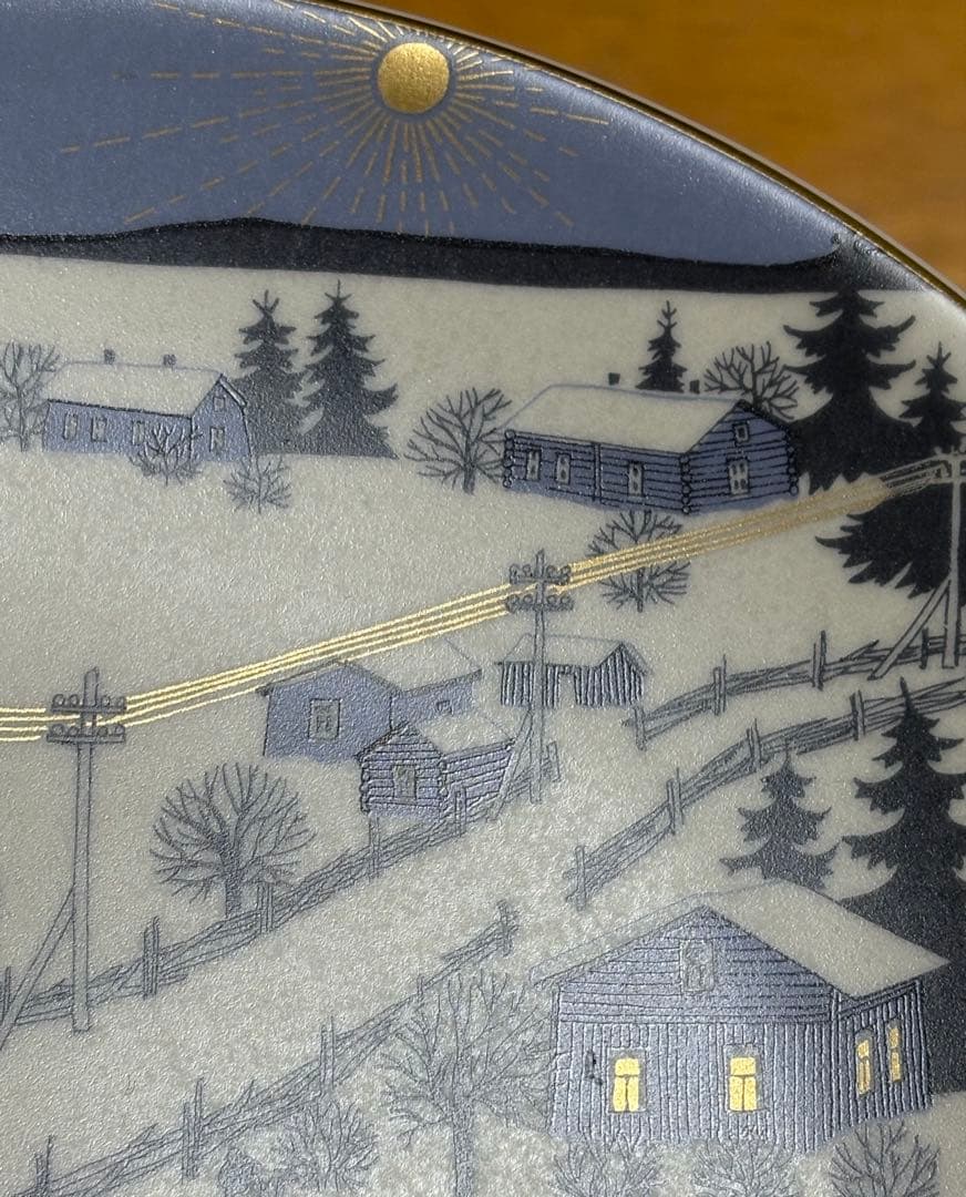 ARABIA ウオシッキネン 1982年クリスマスプレート(イヤープレート)