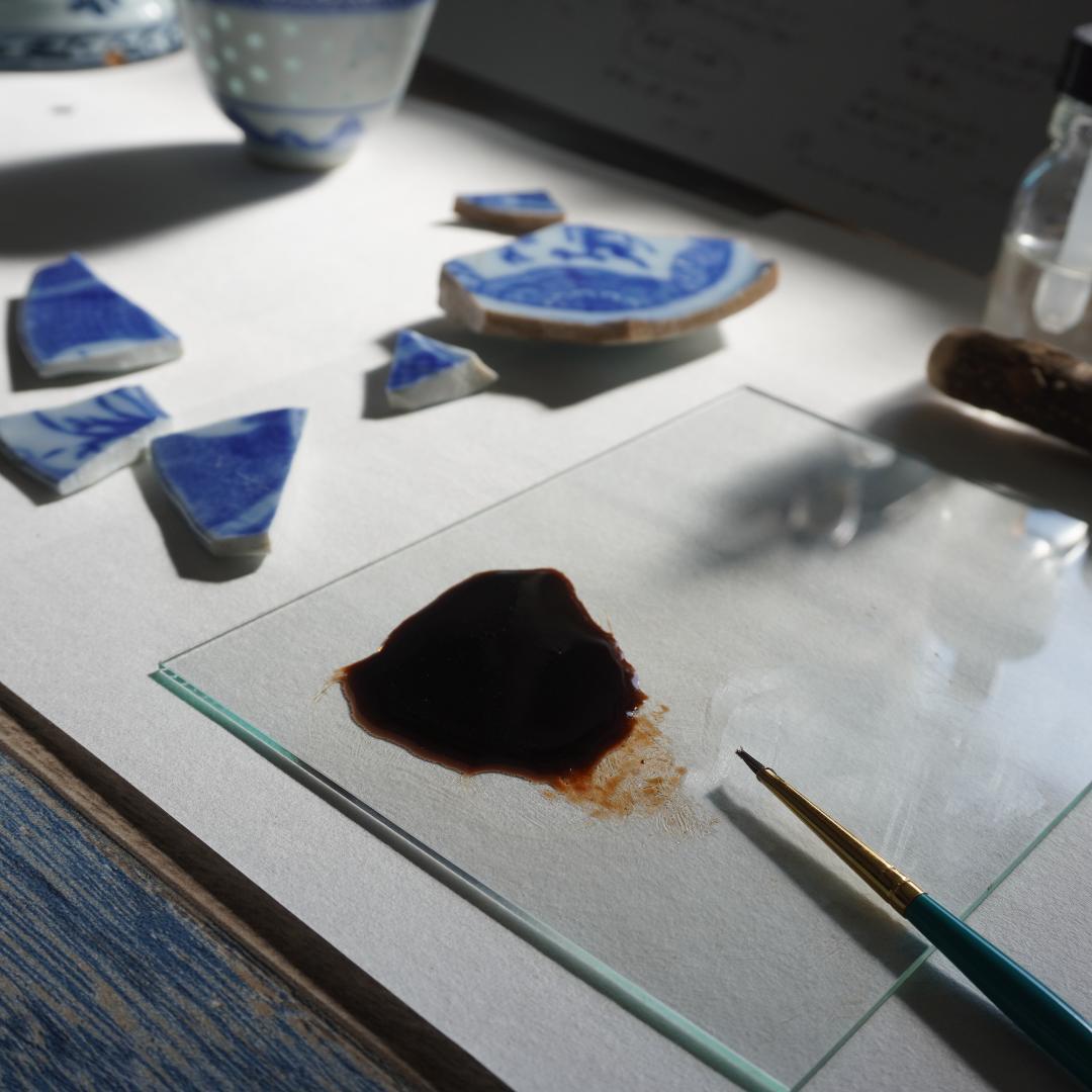 磁器　金継ぎ　ローゼンタール 大皿 plate Rosenthal社許諾済