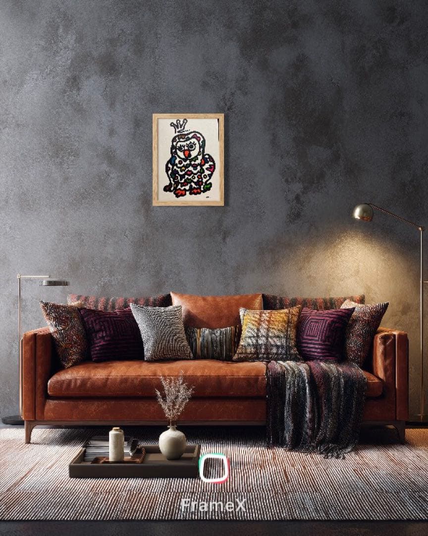 動物 原画 絵 手描き『明日が見えるフクロウ』 - メルカリ