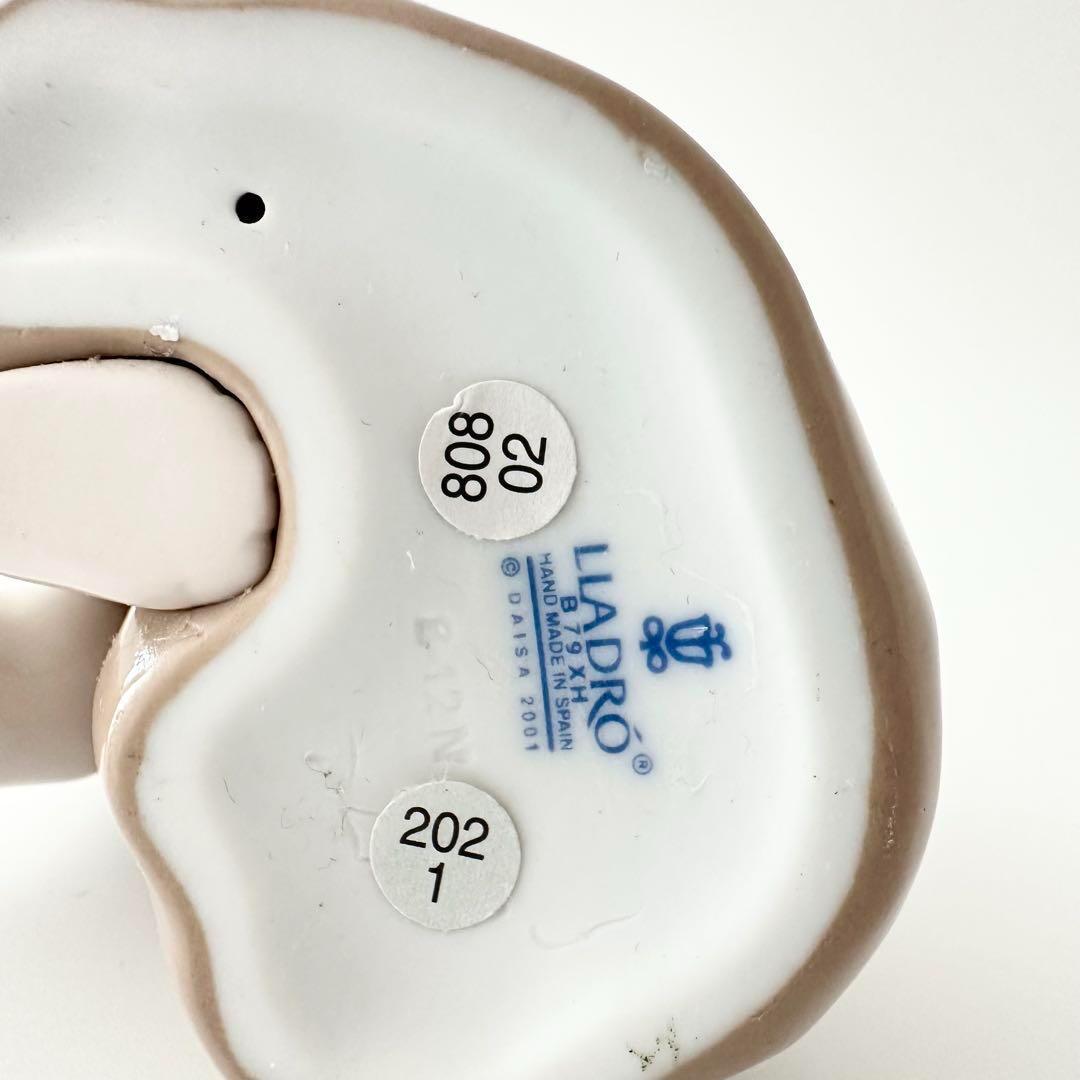 希少 美品 リヤドロ ハートがいっぱい 天使 少年 置物 ポーセリン