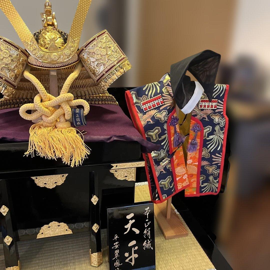 五月人形 兜　伝統的 木製