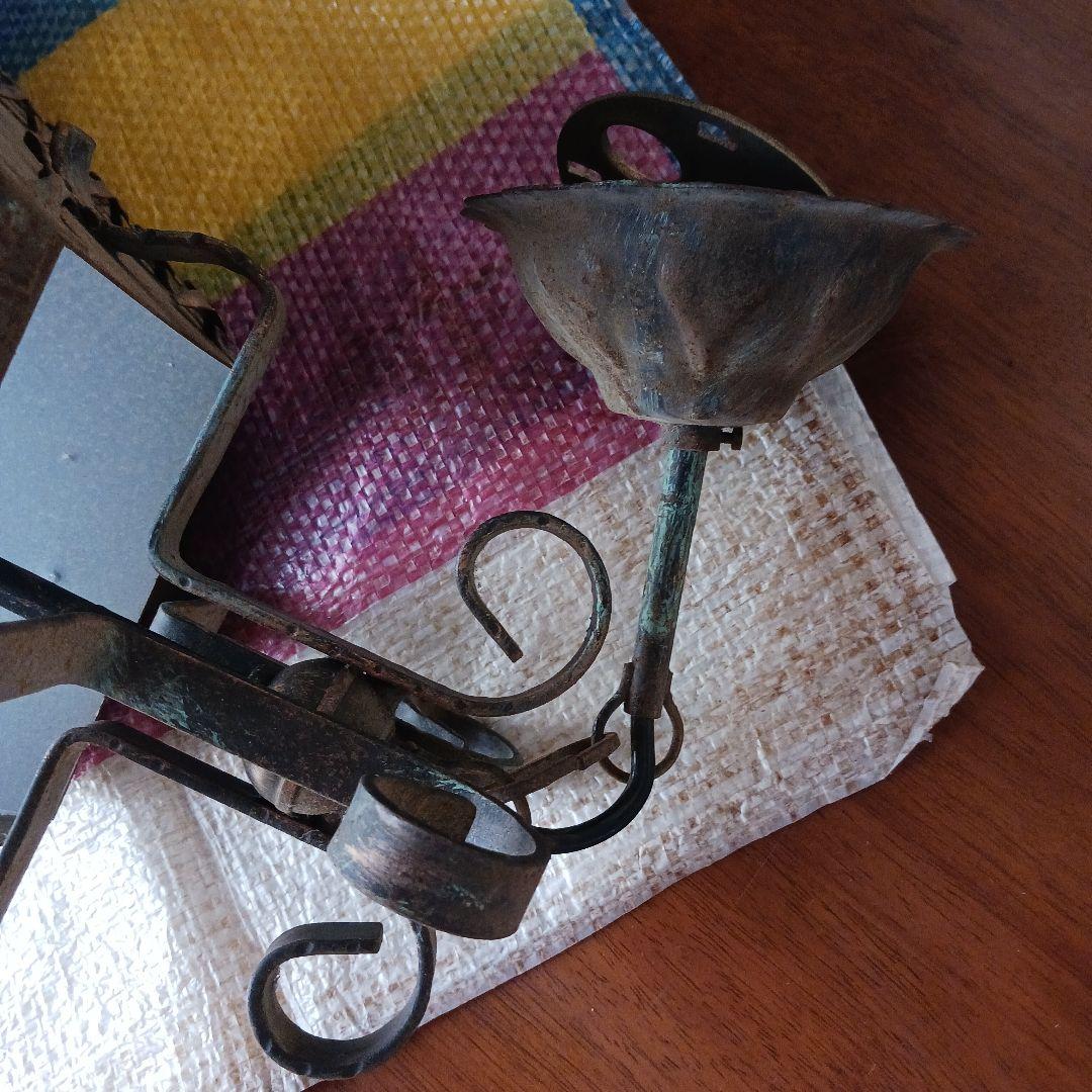 電気の笠1個　鉄製　 レトロ 新品 未使用