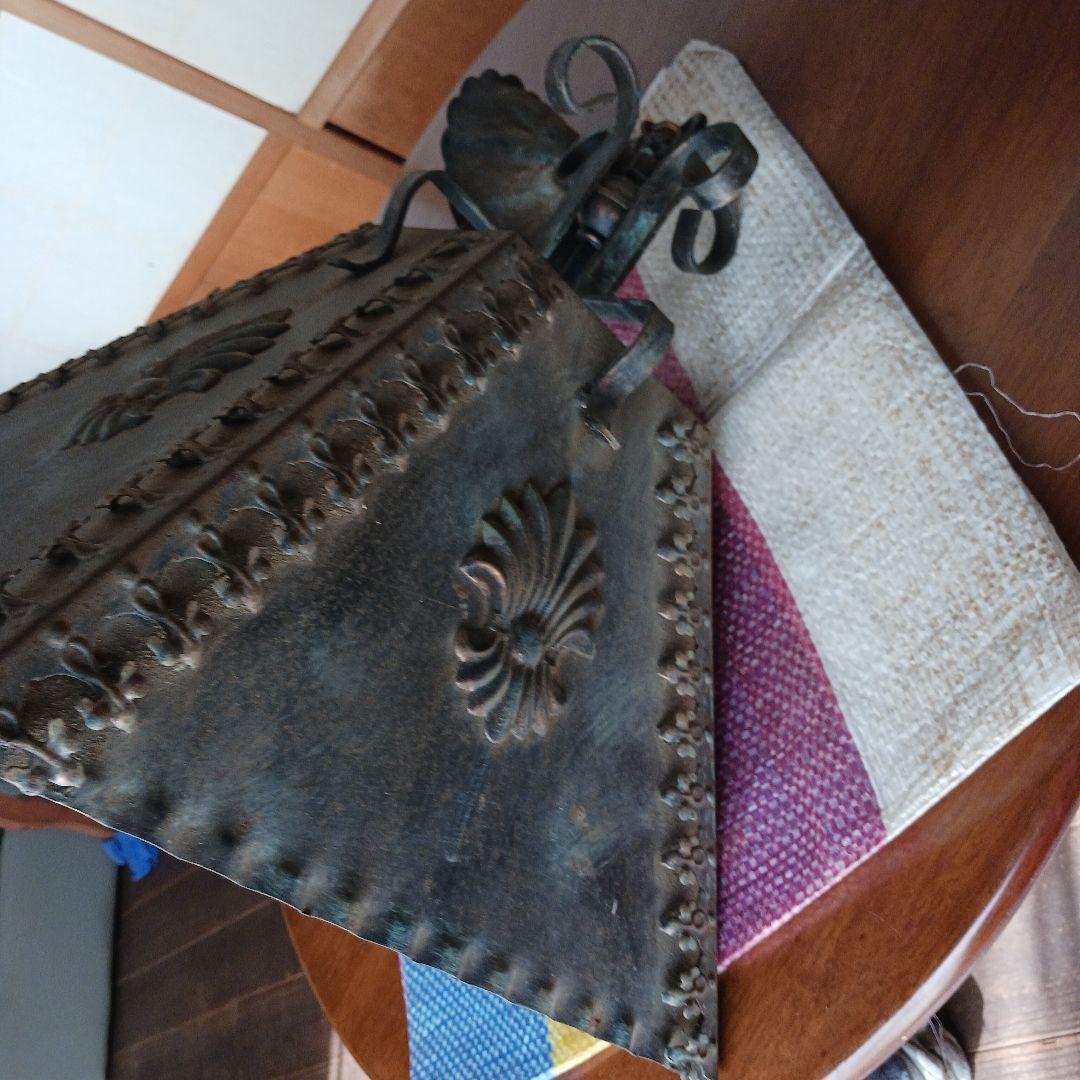 電気の笠1個　鉄製　 レトロ 新品 未使用