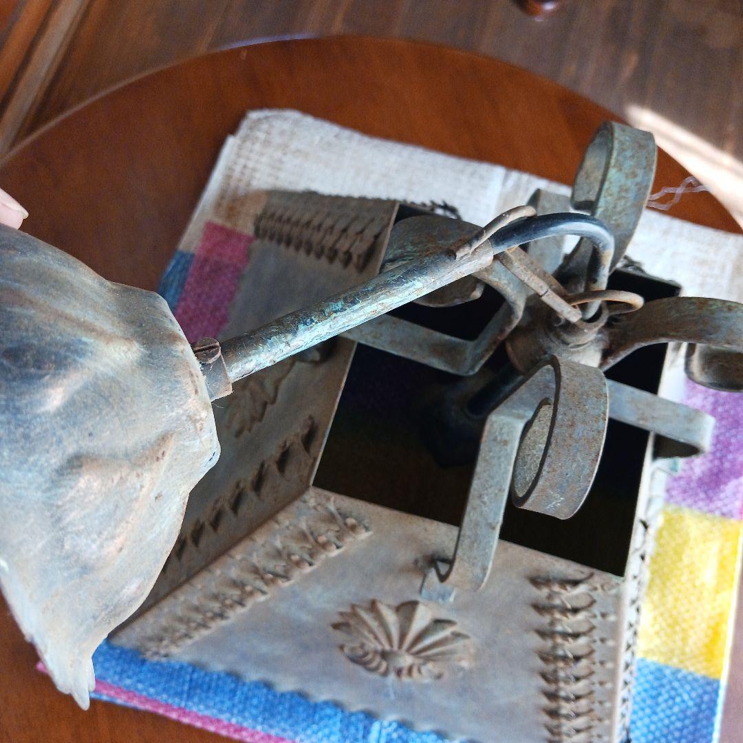 電気の笠1個　鉄製　 レトロ 新品 未使用