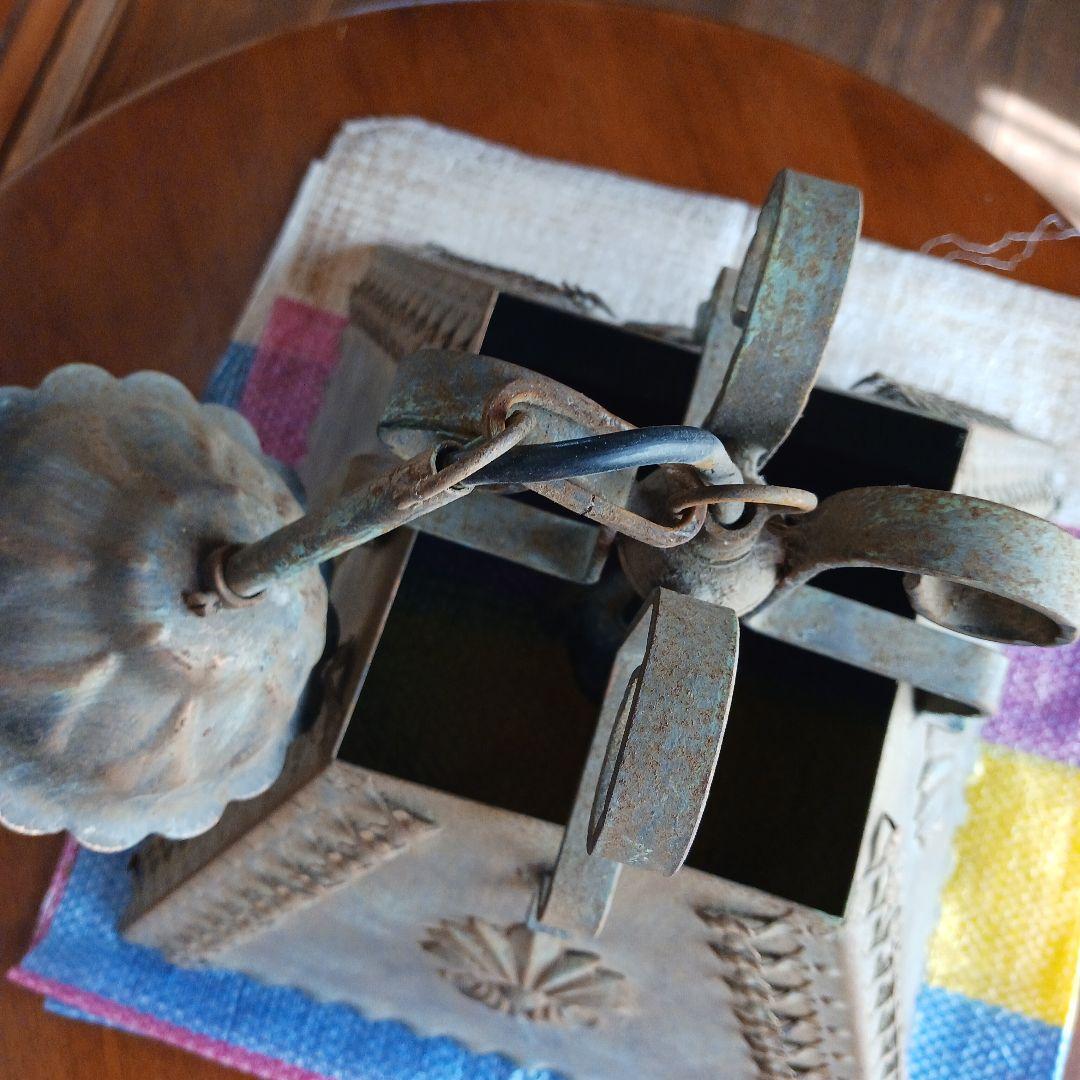 電気の笠1個　鉄製　 レトロ 新品 未使用