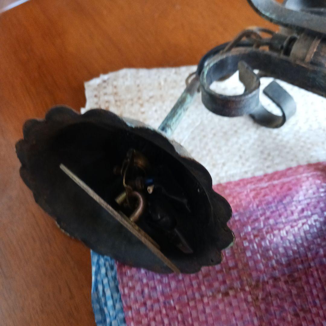 電気の笠1個　鉄製　 レトロ 新品 未使用