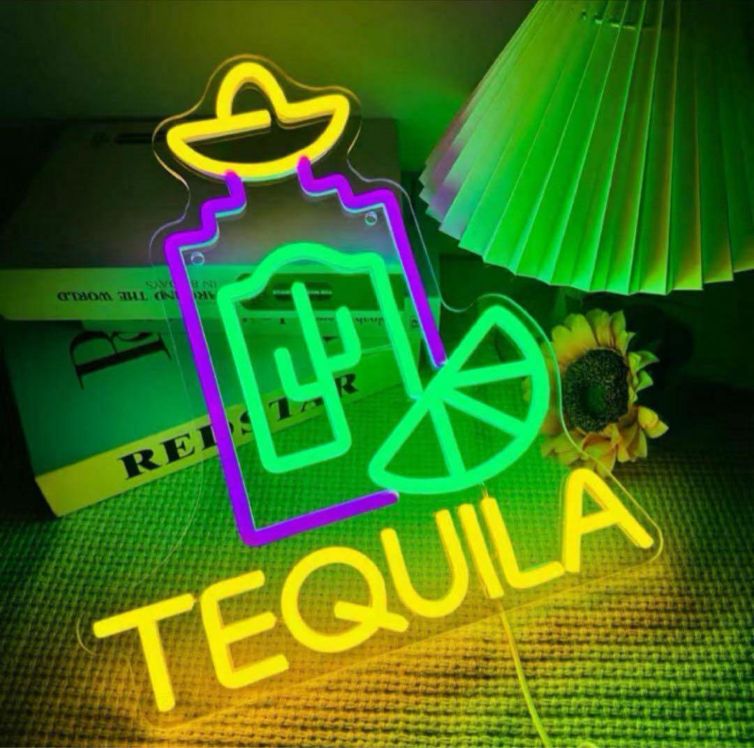 テキーラ ネオンライト LED サイン バー装飾 インテリア照明