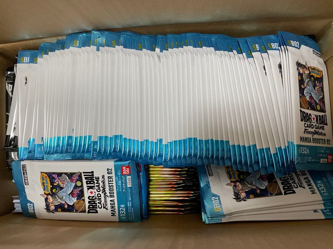 MANGA BOOSTER02,FB07,FB08等574パック未開封まとめ売り
