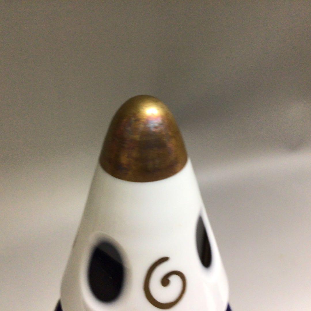 ★BOHEMIA ボヘミア　エナメル　デキャンタ　ブルー　カットグラス　花