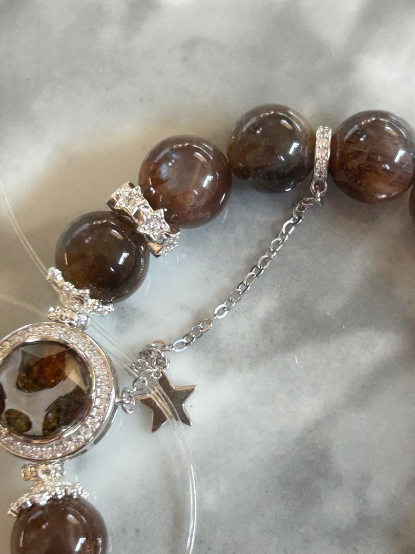 マリエモーン3点おまとめパラサイトとブラックサンムーンストーンのブレスレッ