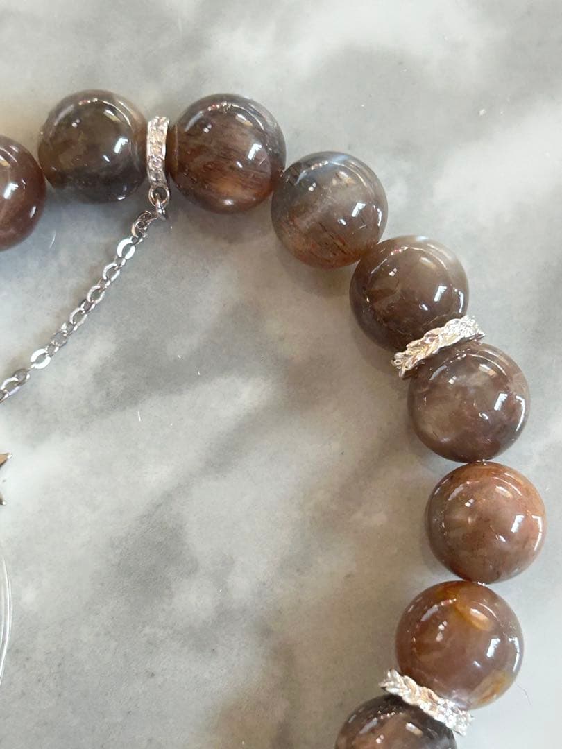 マリエモーン3点おまとめパラサイトとブラックサンムーンストーンのブレスレッ