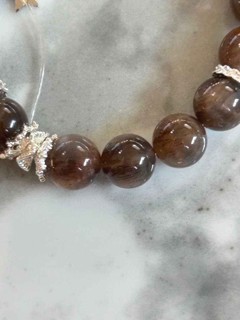 マリエモーン3点おまとめパラサイトとブラックサンムーンストーンのブレスレッ