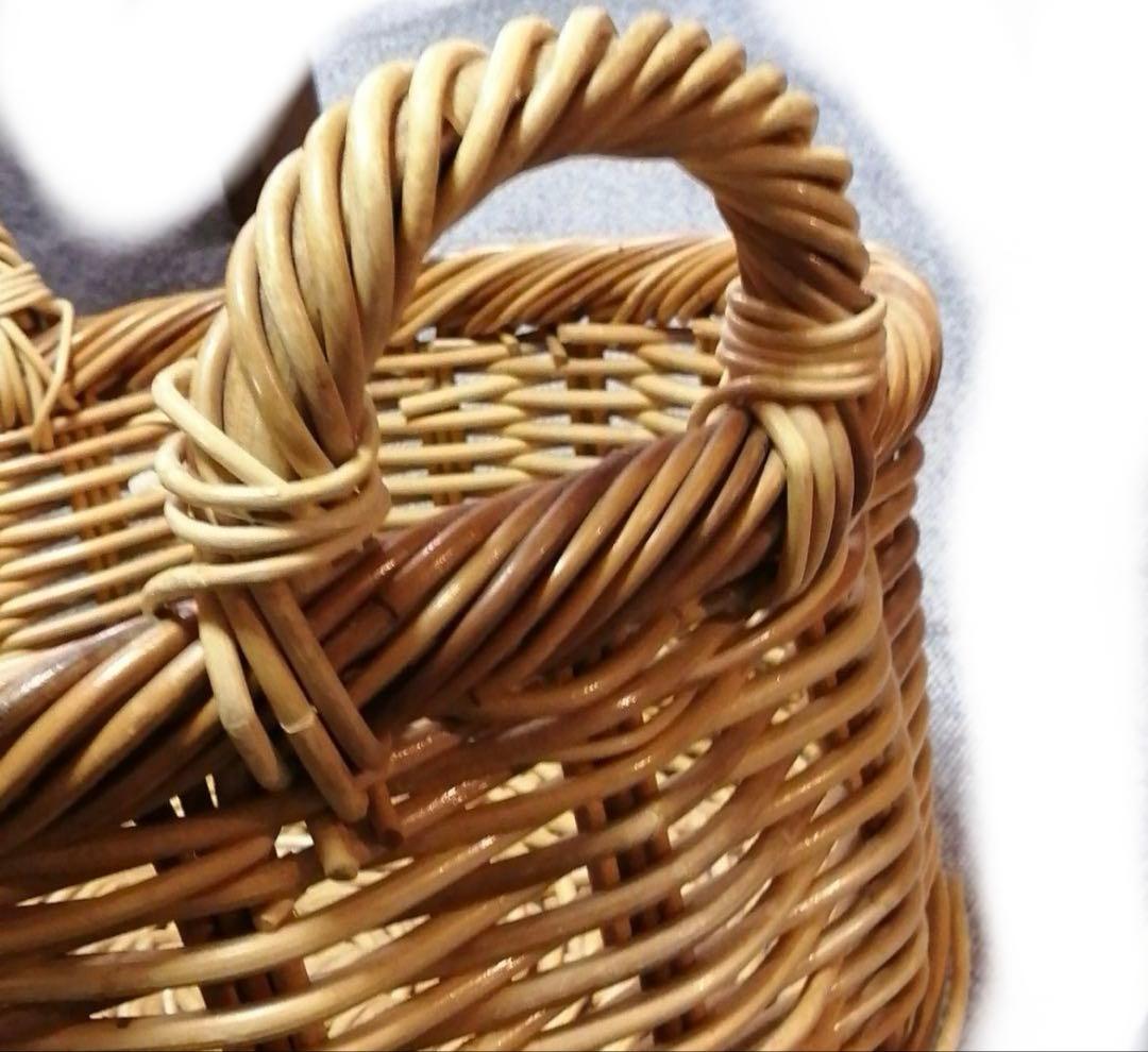 特大 アラログ バスケット ラタン