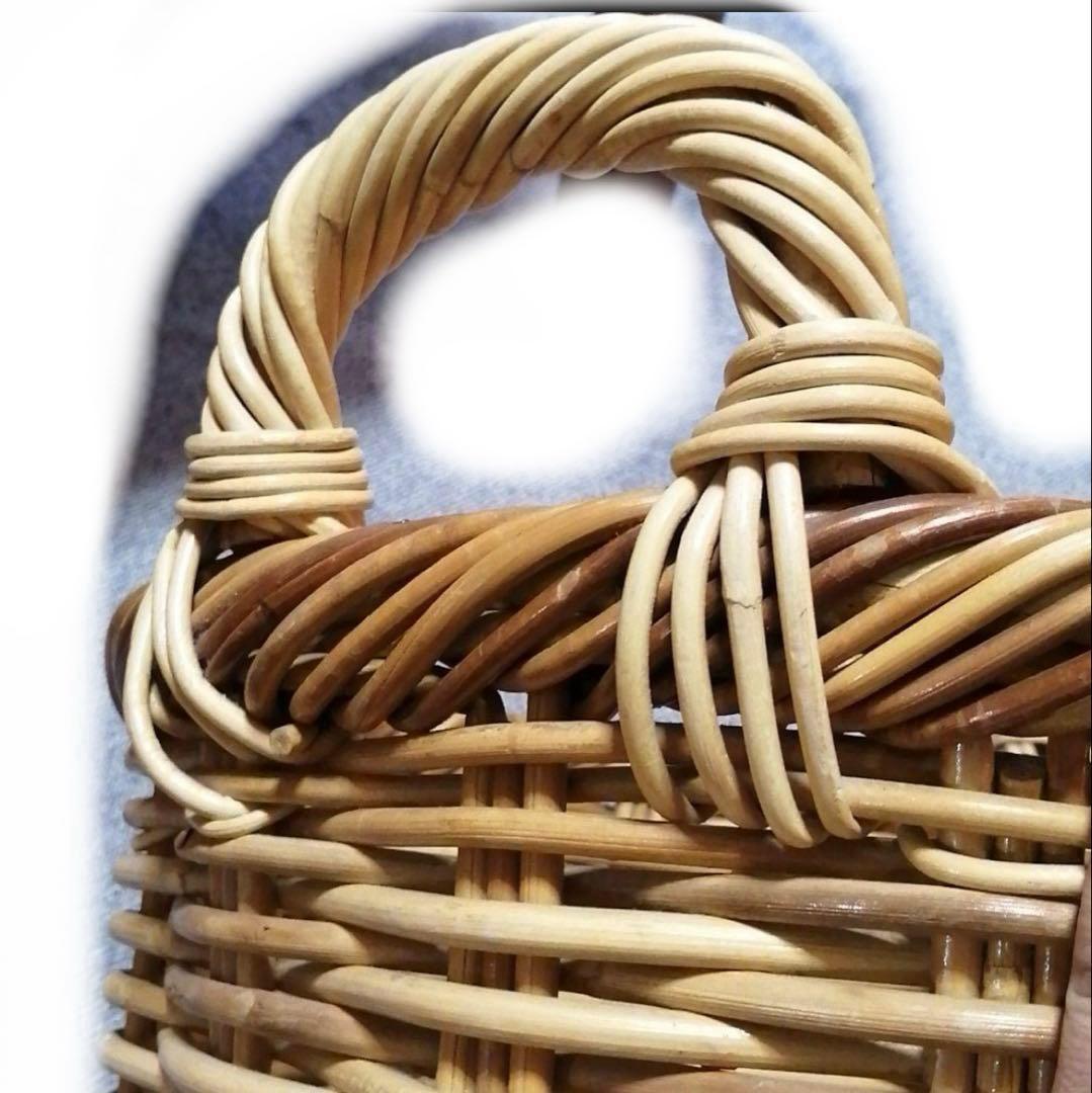 特大 アラログ バスケット ラタン