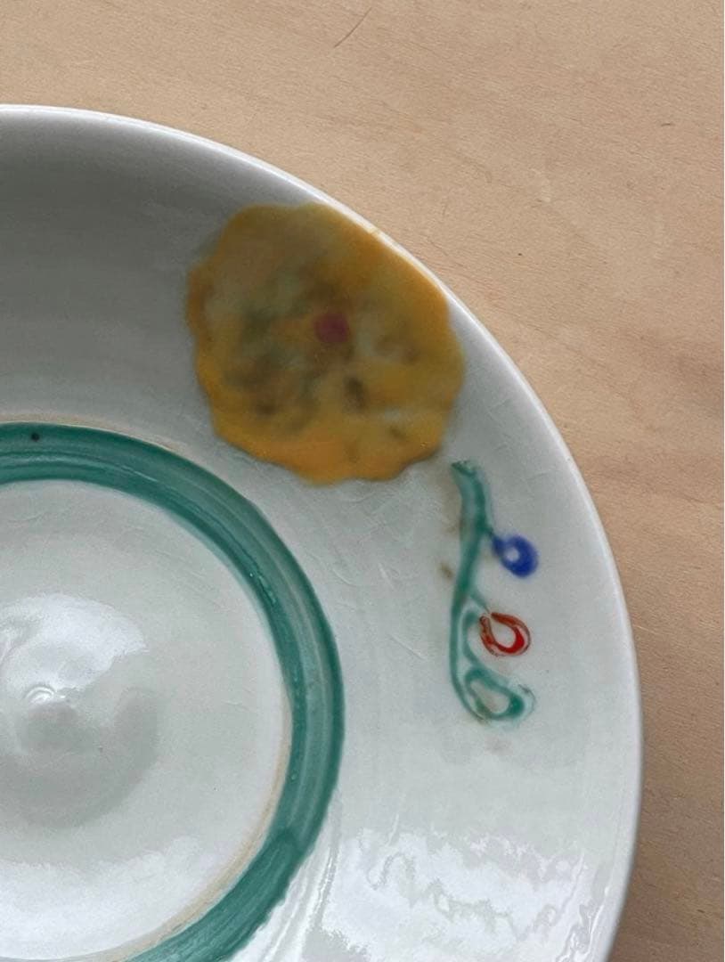 伊藤聡信さん （未使用）色絵深皿 5寸鉢 2枚セット