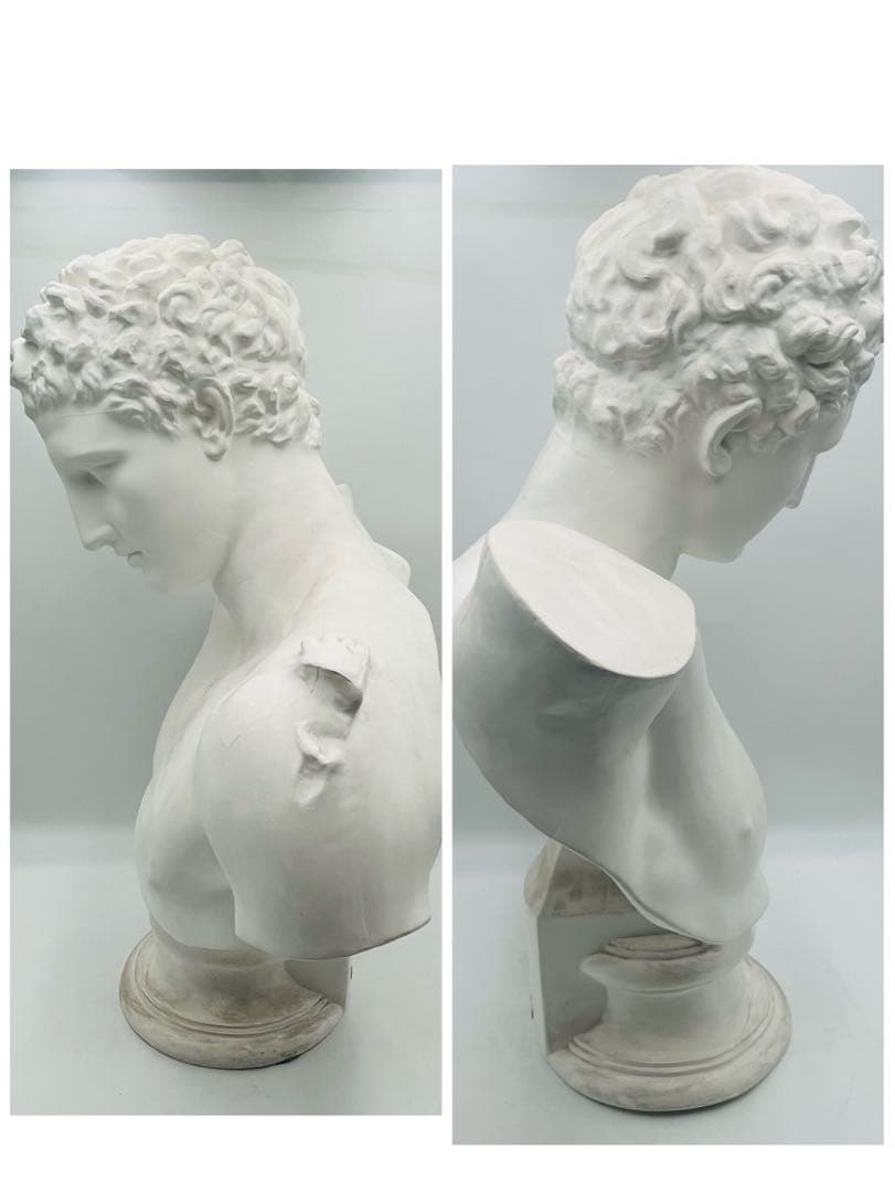 【良品】 ヘルメス 石膏像 Yokohama Oka 製 高さ約80㎝