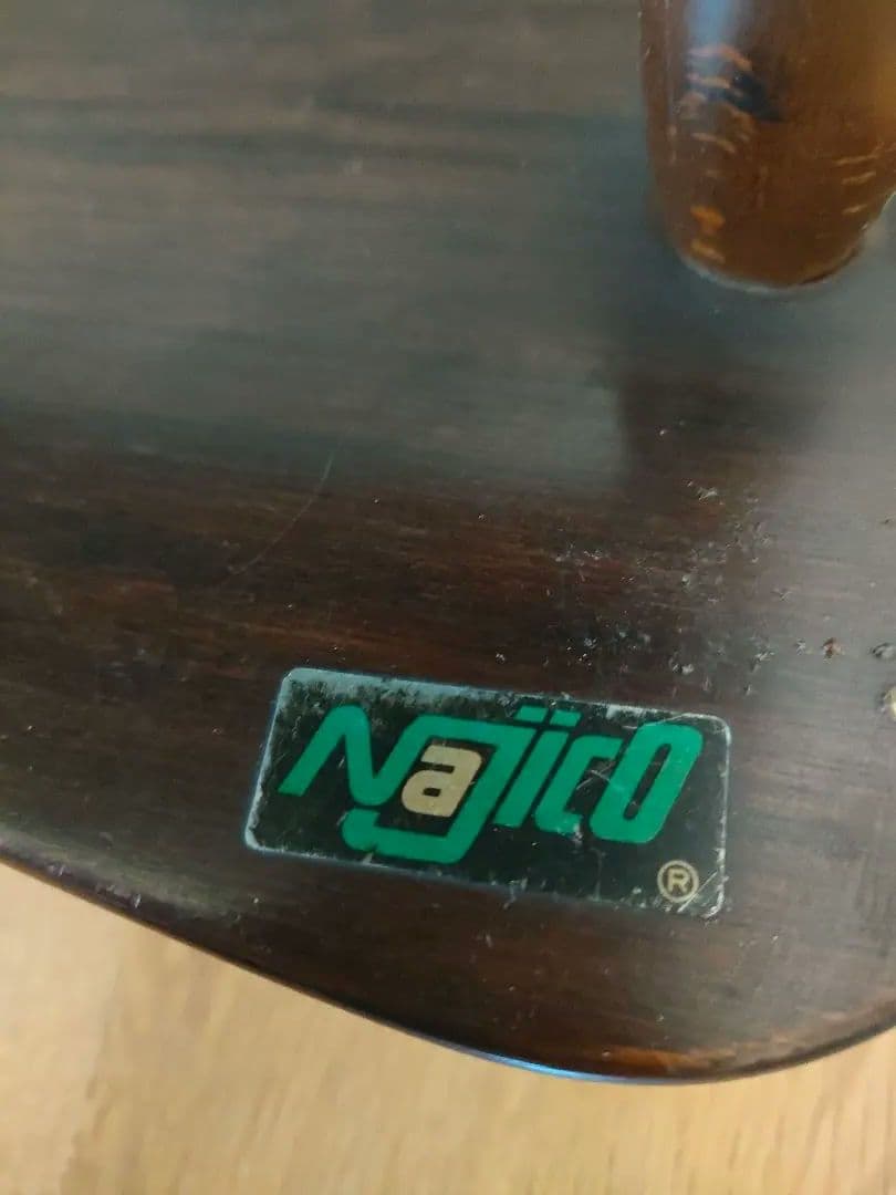 NAJIKO 木製3段　壁掛けシェルフ　ミッドセンチュリー　飾り棚　古家具